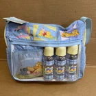 Vtg NWT Disney Baby Pooh Diaper Bag With Bottles & Accessories 