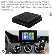 For Mercedes Bnez Wireless Carplay Android Auto Retrofit A B C NTG 4.5 Becker