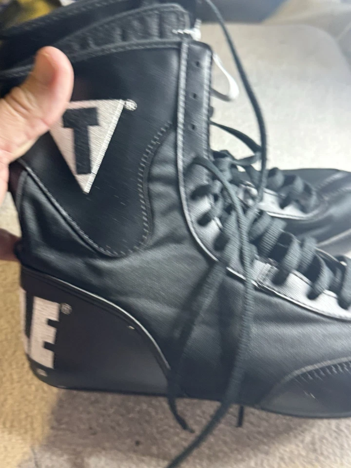 Men’s Black Title Boxing Shoes Size 5 Brand New - Image 3 of 4