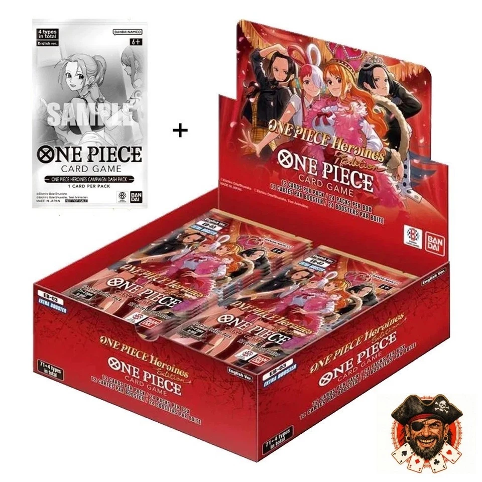 Bandai one piece Jeu de Cartes Extra Booster Heroines Édition EB-03 TCG