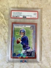 2025 Panini Optic Jaxson Dart #400  Preview Red Pandora Prizm (RC) PSA 9