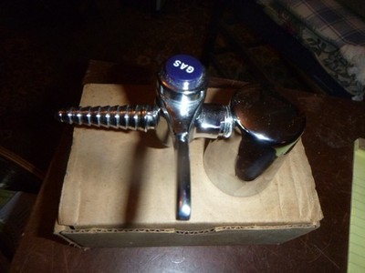 T&S Brass & Bronze Works Gas Air Valve Laboratory Turret Fixture  New old stock
