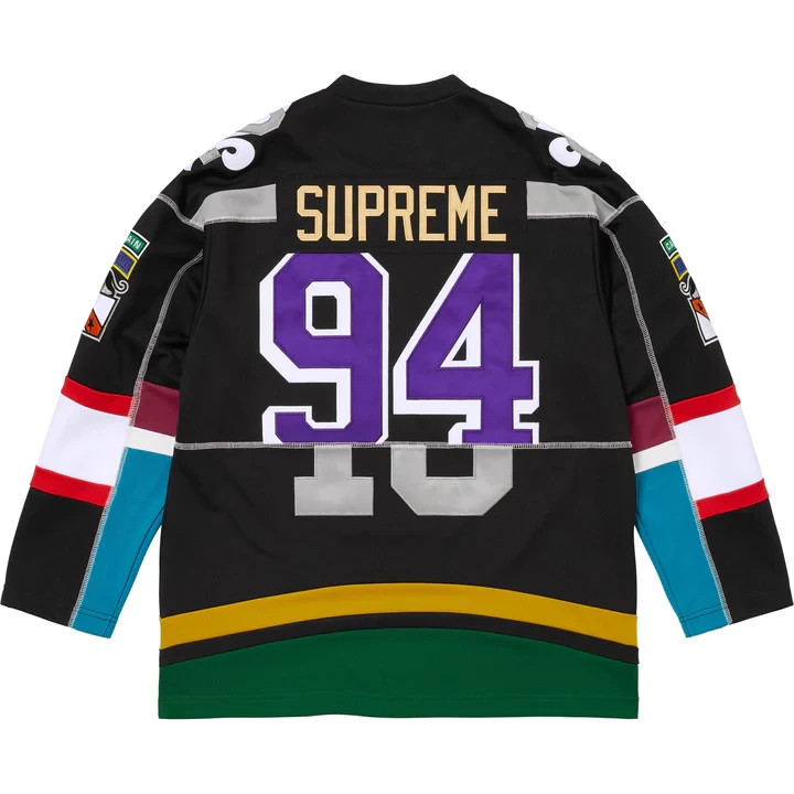 Supreme Paneled Hockey Jersey ジャージ 長袖 S Supreme SS26 Paneled Hockey Jersey Black Size S,XL✓ Ships Now