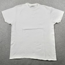 Kirkland Signature Select Mens XL White Combed Cotton Crewneck T-Shirt 4186