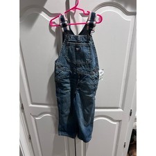 OshKosh B  gosh Denim Overalls Kids Size 4T Boys Girls Adjustable Straps NWT