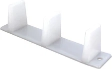 Prime-Line N 6563 Plastic Sliding Closet Door Guide for 1-3/8 Inch Thick Doors, 