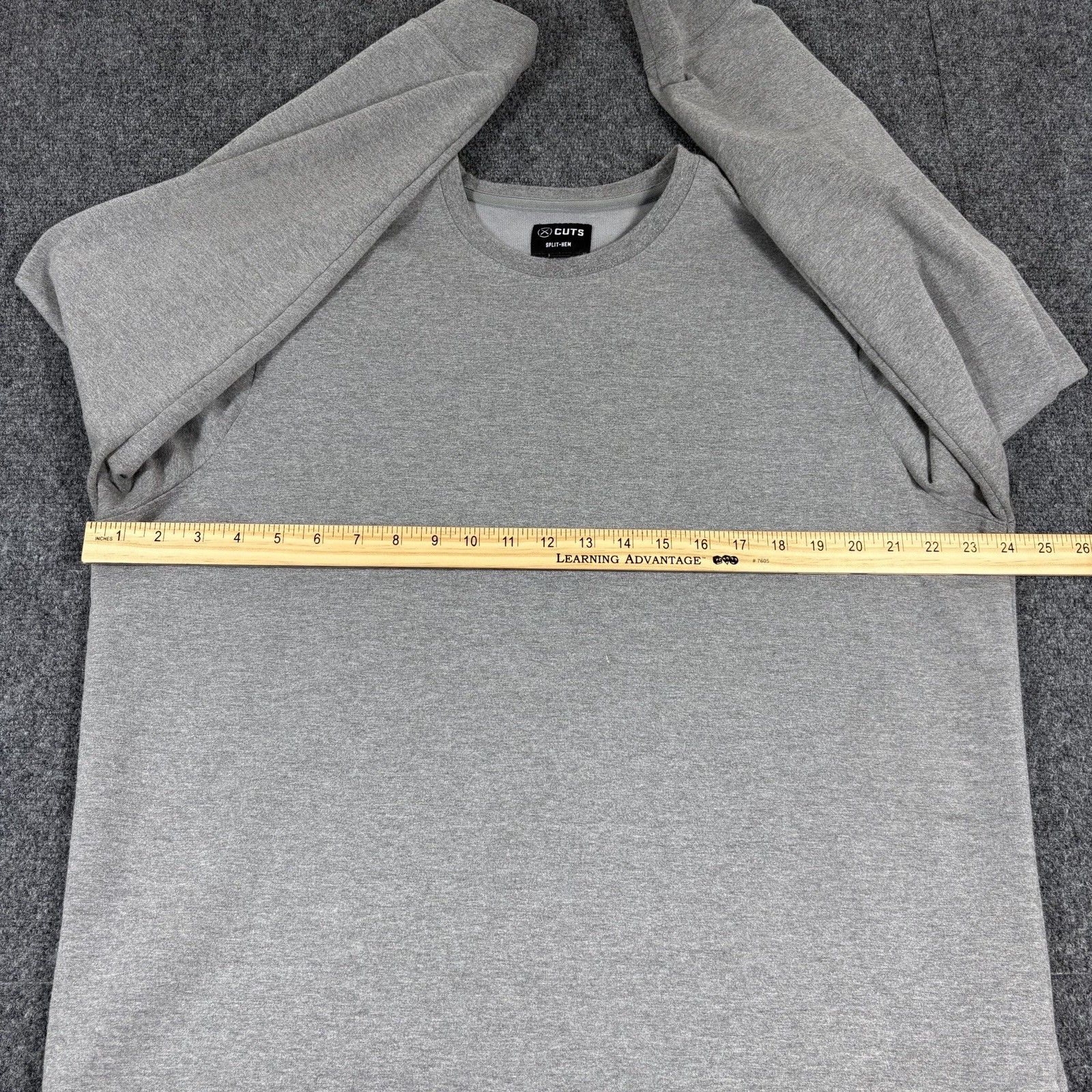 Cuts Clothing Hyperloop Pullover Split-Hem Heathe… - image 7