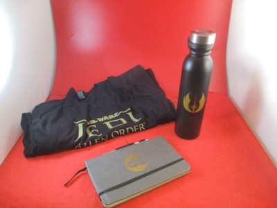Star Wars Jedi Fallen Order PS4 PS5 Xbox T-Shirt Journal Bottle Launch Promo