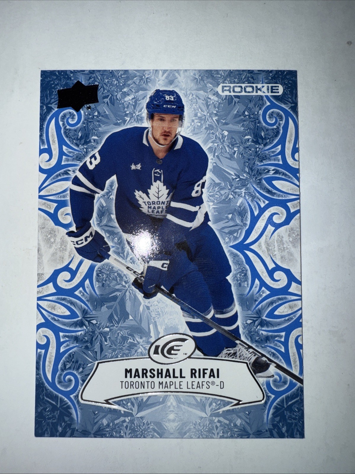 2024-25 Upper Deck Ice Rookie Marshall Rifai. Rookie #136
