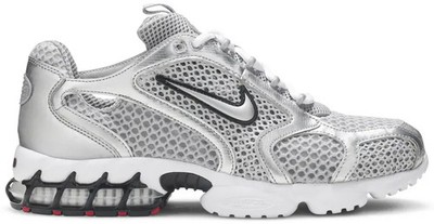 Nike Zoom Spiridon Caged 2 'Metallic Silver' men 10 US CJ1288-001 New In Box