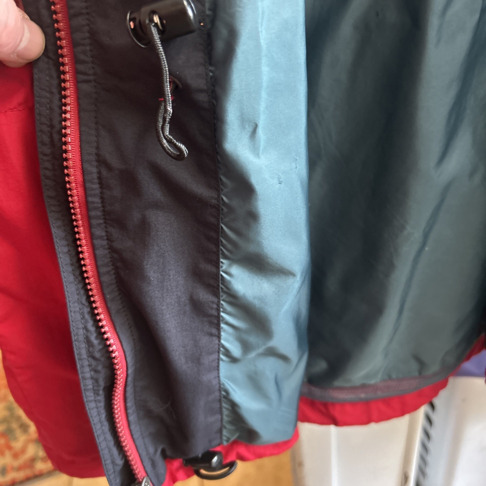 Patagonia Guide Jacket XXL Red Hong Kong Vintage Waterproof Shell Double Zipper thumbnail 11