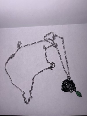 Handmade Gothic Rose Necklace