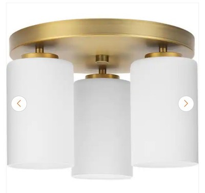 Progress Lighting Cofield Collection 12 in. 3-Light Vintage Brass P 350238-163