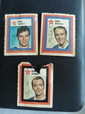 A classic 1980s hockey card set -Montreal Canadiens-Players 17, 14, 16, hand-cut