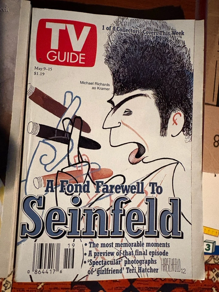 TV Guide a Fond Farewell to Seinfeld May 1998 Edition set of 4, Stored Away - Image 4 of 4