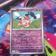 Mr. Mime Reverse Holo Common SV09: Journey Together 058/159 NM