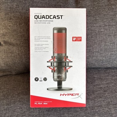 HyperX QuadCast USB Streaming-Mikrofon - Schwarz