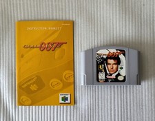 GoldenEye 007 (Nintendo 64, N64) w/ Manual Authentic Excellent!