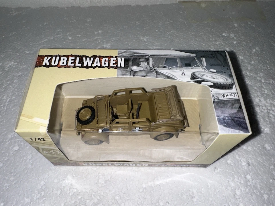 Cararama, escala 1/43, Volkswagen Kubelwagen, tipo 82 abierto, artículo #951D Foto 2 de 4