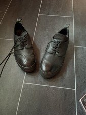 RUNDHOLZ SCHUHE HALBSCHUHE LEDER GR. 41/42 Schwarz