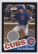 2020 Topps 1985 Baseball Relics Series 2 Black /199 Kyle Schwarber #85TR-KS qf8