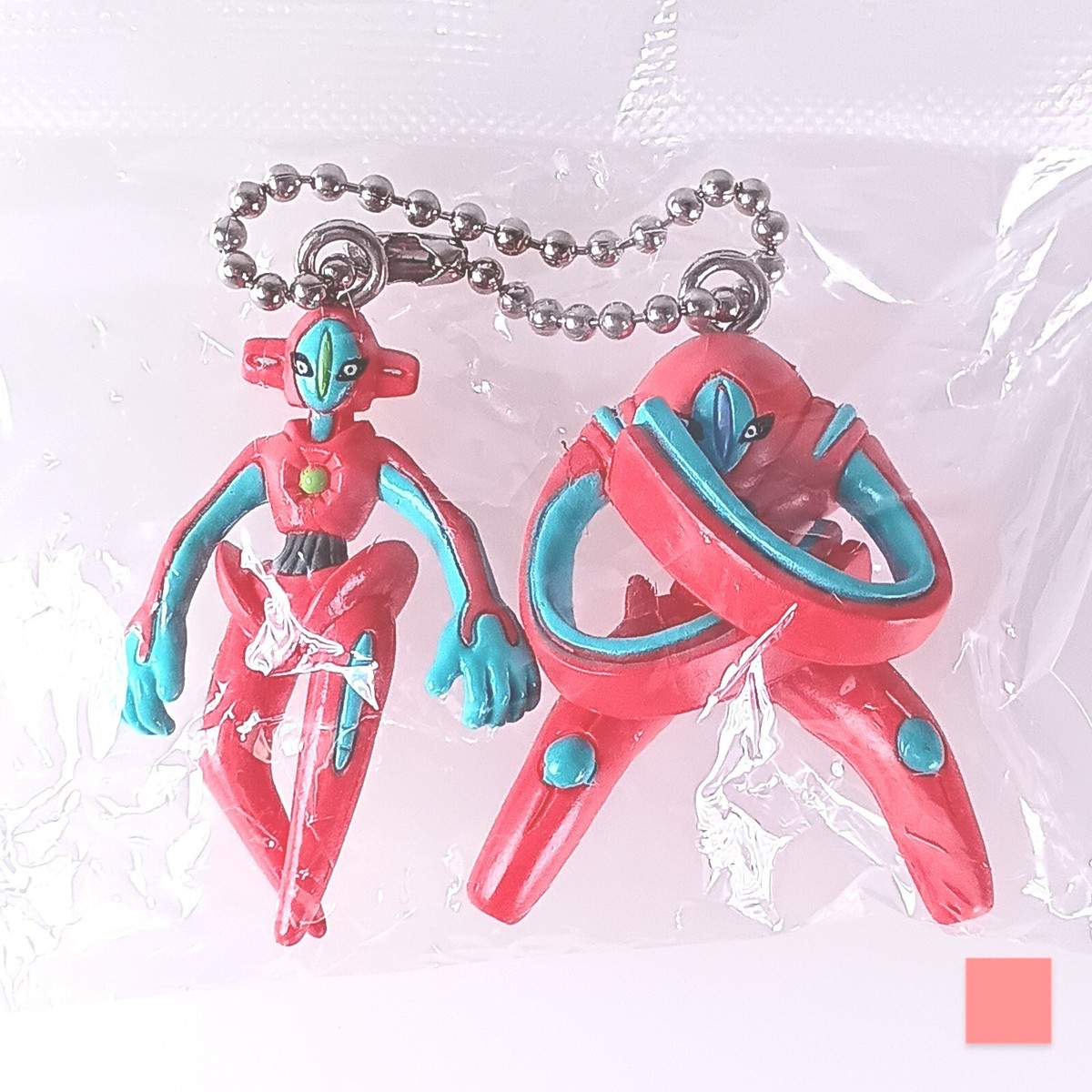 ポケモン - ホキー Deoxys Pokemon Swing Pair Figure Keychain Japanese From