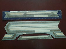 FREGI COFANI SACCHE SERIE ADESIVI FOX PIAGGIO VESPA PX PE 125 150 200 BANDA NERA