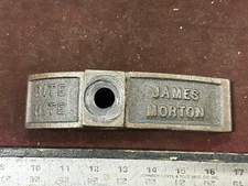 MACHINIST DrOo LATHE MILL James Morton Rite Hite Hold Down Clamp Strap  7"
