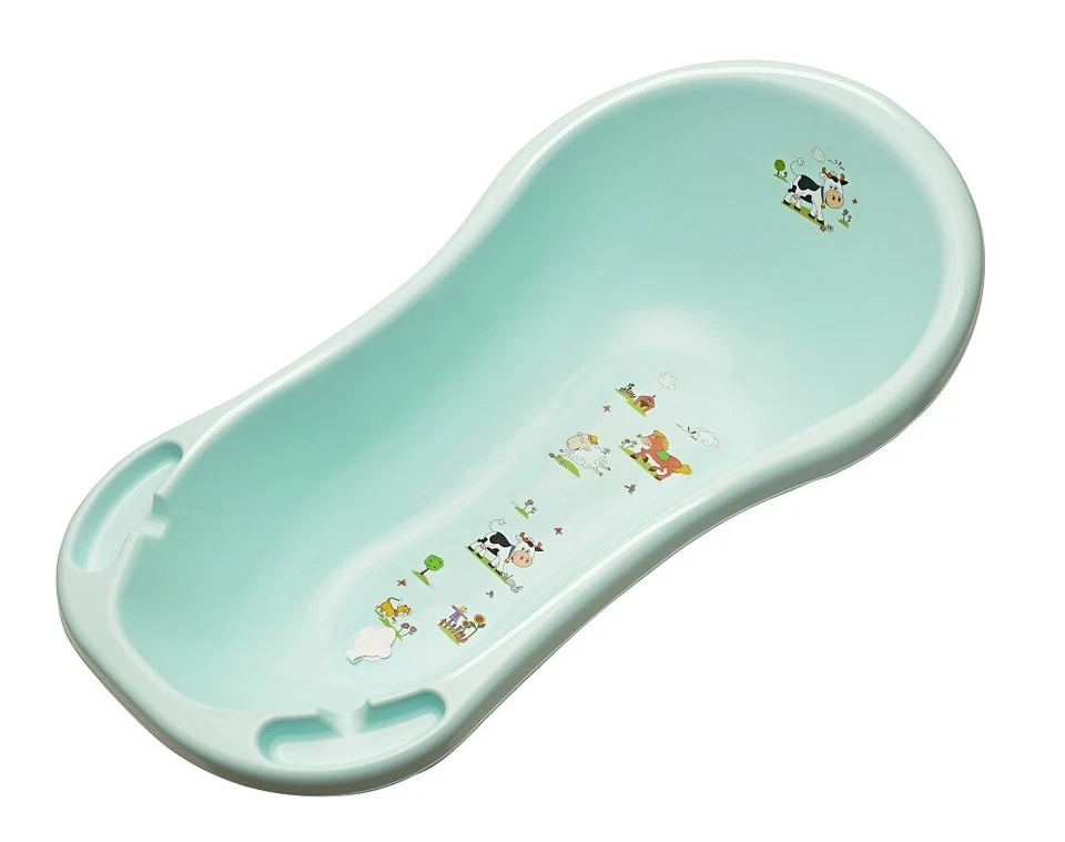 6er Set Funny Farm aquamarin Badewanne XXL + Badesitz + Topf + WC+ Hocker + Eime - Bild 2 von 4