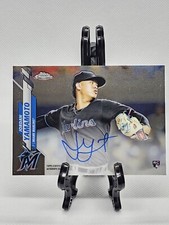 2020 Topps Chrome Rookie Autograph RC #RA-JY Jordan Yamamoto  Marlins