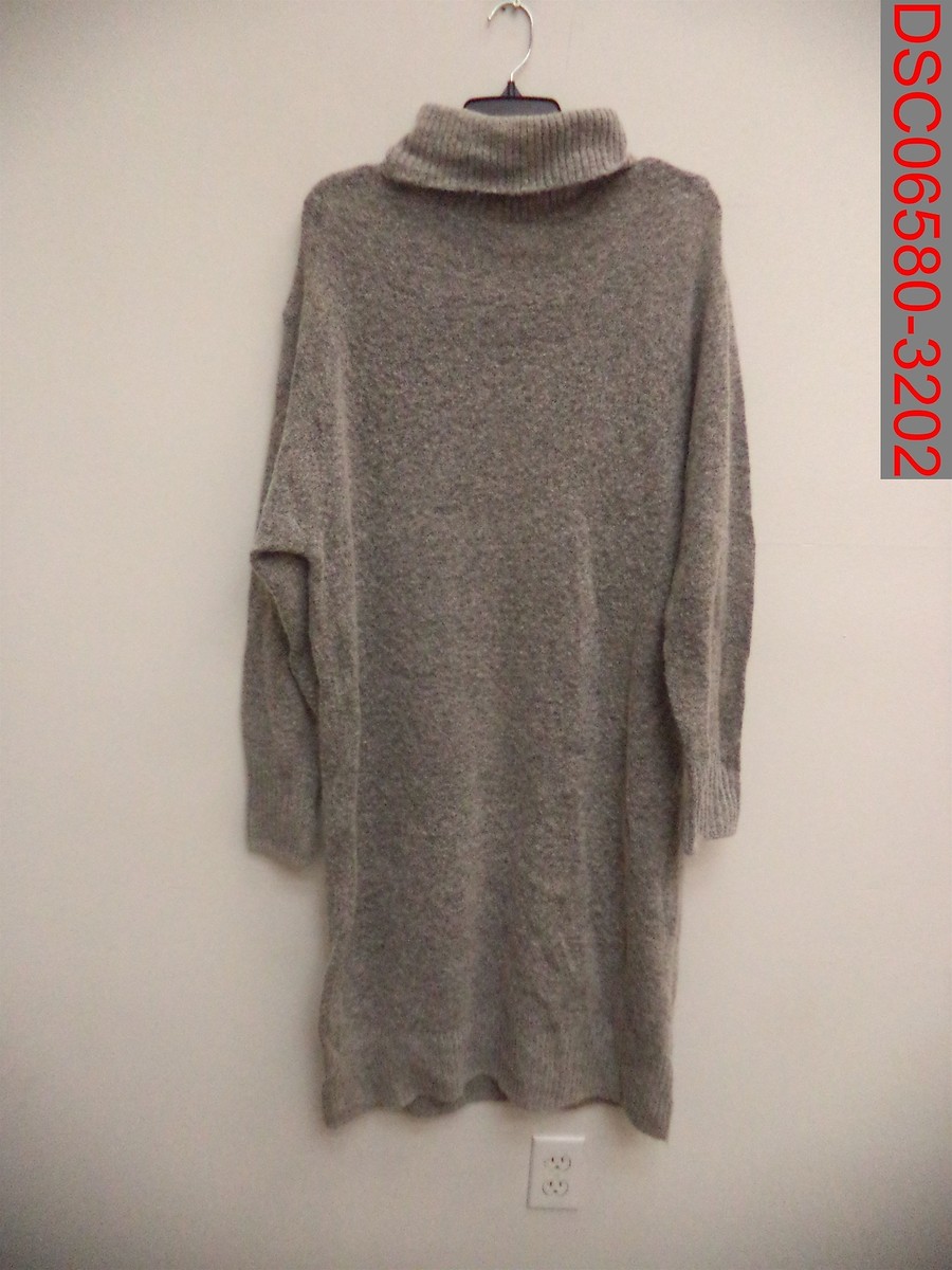 Pre-Owned - H&M Women's Grey Turtle Neck Long Sleeve Sweater Dress, Size S | eBay Pre-Owned - H&M Women's Grey Turtle Neck Long Sleeve Sweater Dress, Size S | eBay