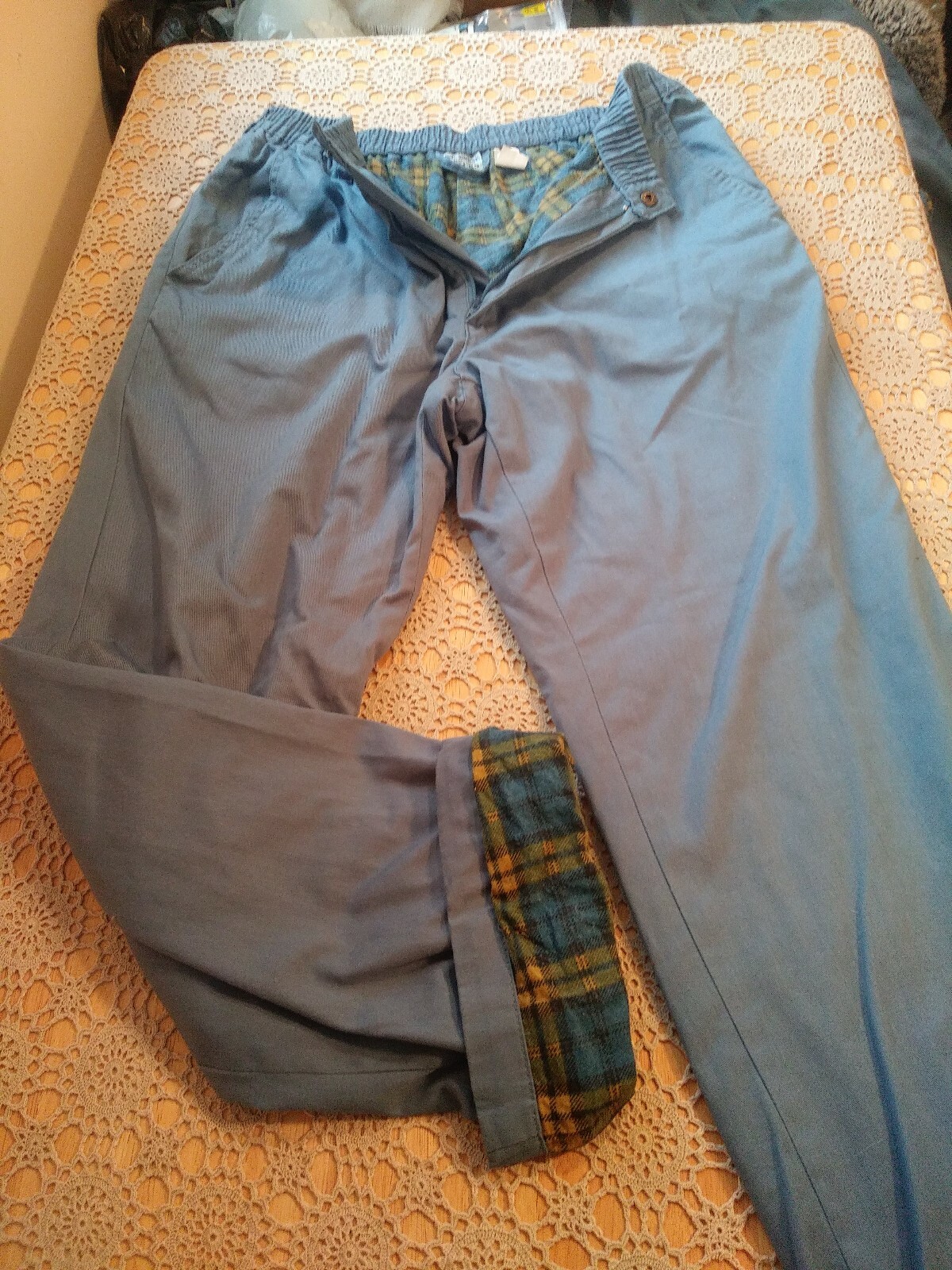 haband men's flannel lined jeans