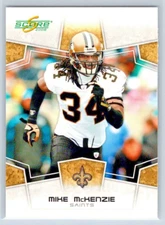 2008 Score Football - Mike McKenzie - New Orleans Saints - Base - #200