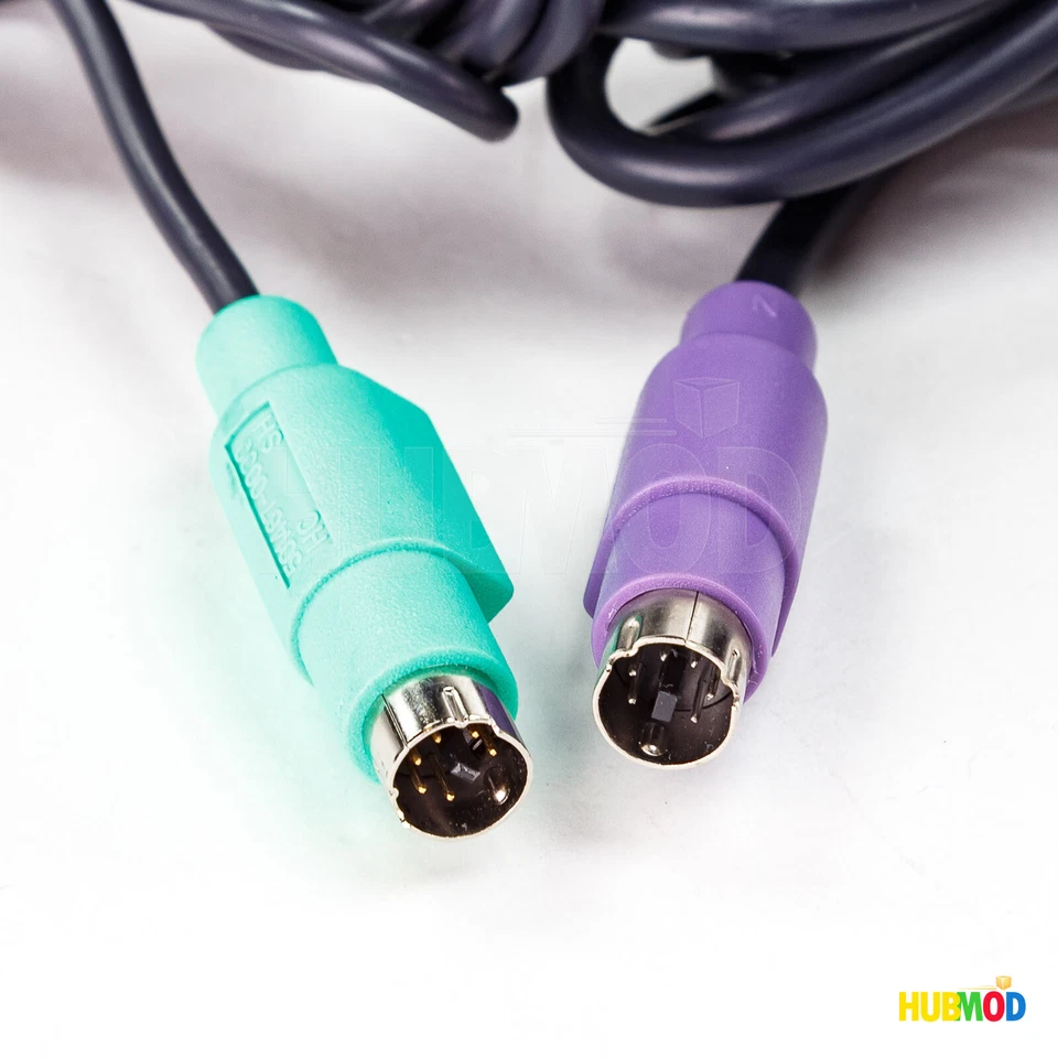 DELL PS/2 US 104-Key PC Windows Desktop Keyboard w/ 2 Button Ball Mouse Vintage - Image 4 of 4