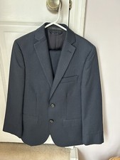 Ralph Lauren Navy Pinstripe Boys Blazer