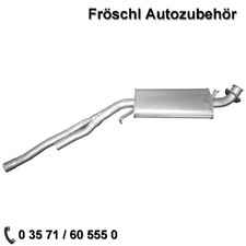 Mittelschalldämpfer Auspuff Mitte für Audi 100 2.6 2.8 neu a*