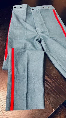 Civil War re-enacting Union Artillery Corporal Sky-Blue Wool Trousers 36" W, NEW