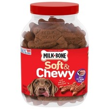 Milk-Bone Soft  Chewy Dog Treats, Beef  Filet Mignon 37 oz 2 Pack
