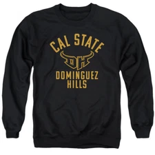 Cal State Dominguez Hills Adult Crewneck Sweatshirt One Color, Black, S-3XL