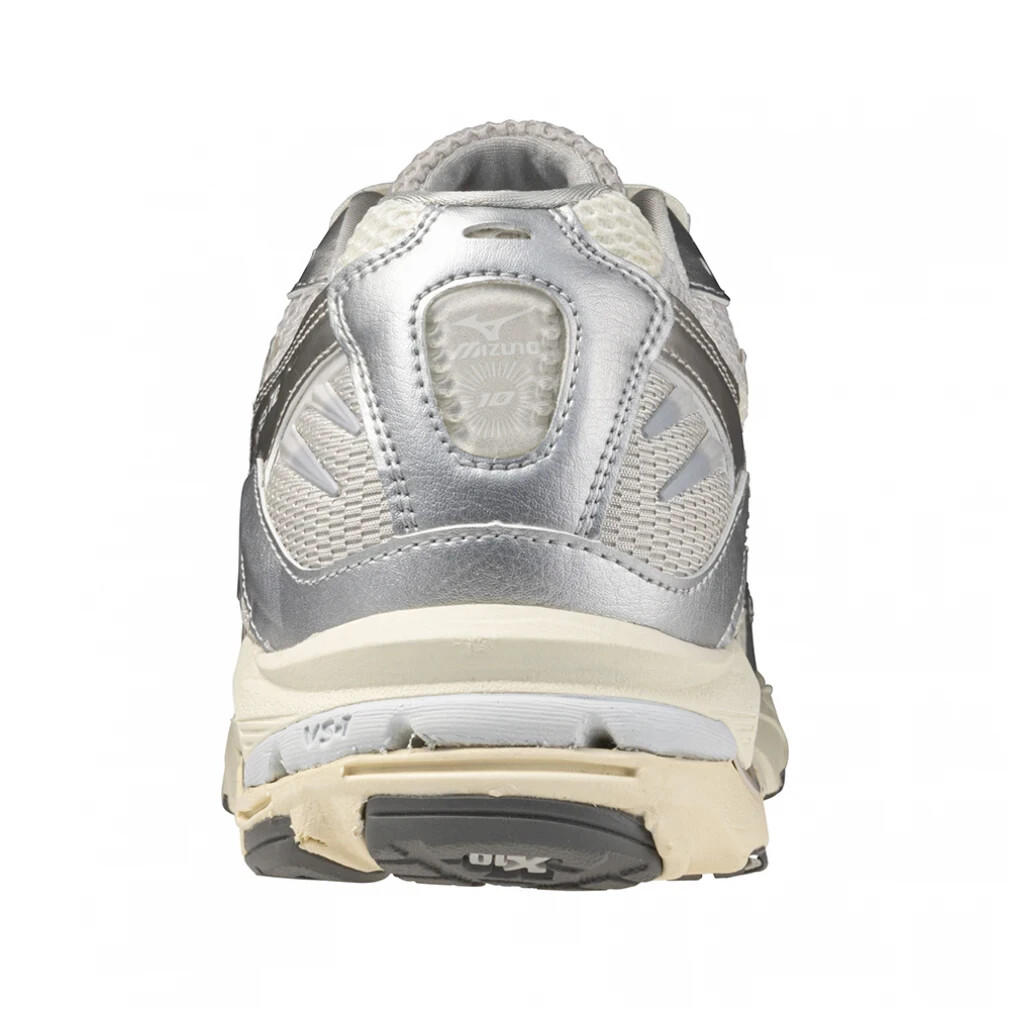 MIZUNO WAVE RIDER 10 unisex D1GA2431 04 Off-white silver oki | eBay