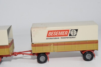 Tekno Scania 141 V8 1:50 Avec Semi-remorque – Bon état