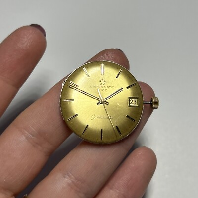 ETERNA-MATIC 2000 Centenaire Calendar Automatic 21 Rubies Cal K1481 Movement
