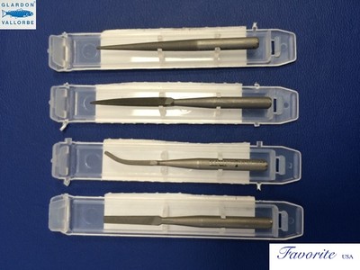 GLARDON-VALLORBE MICRO-FILES CUT 4 f/ MOTORIZED SYSTEMS PILLAR, BENT, ROUND, SQ