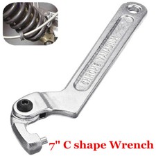 Llave de gancho abrazadera C amortiguador herramienta ATV ajustable de 7"
