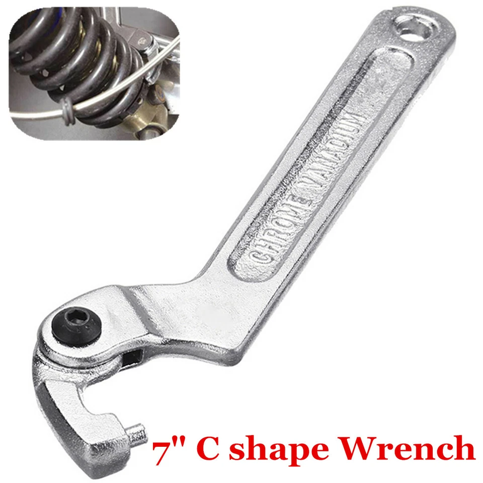 Herramienta de llave de gancho ajustable Expert para suspensión de motocicleta Foto 2 de 4