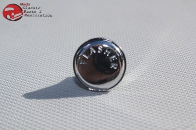 67-72 Chevy GM Chrome Steering Column Hazard Emergency Flasher Switch Knob New