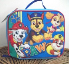 PAW PATROL LUNCH BOX, LUNCH BAG SCHOOL, CAMP Insulated 'Sparklely' Vinyl Top