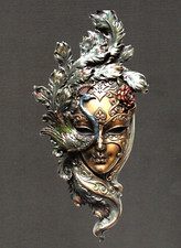 Maschera Veneziana Decorativa da Parete Maschere Vintage da Appendere Venezia ++