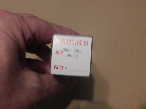Vintage Faulk's # WA-33 Hand Tuned Duck Call with Box Unused Condition - Picture 5 of 7