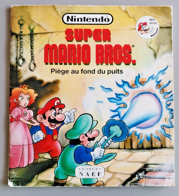 LIVRE NINTENDO - SUPER MARIO BROS - MINI BOOK - PIEGE AU FOND DU PUITS